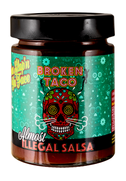 Broken Taco almost illegal salsa