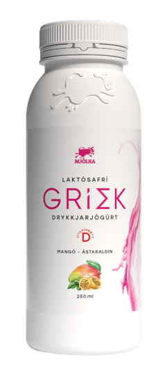 Mjólka grísk drykkjarjógúrt mangó