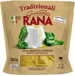 Rana ravioli með ricotta og  ...