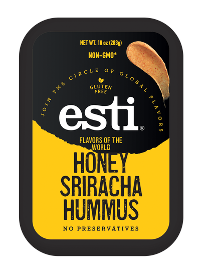 Esti sriracha honey hummus