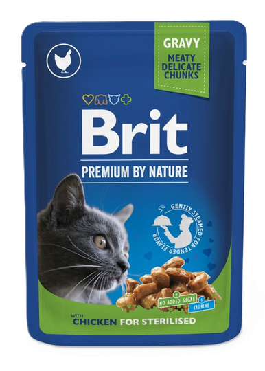 Brit kattamatur í poka kjúklingur