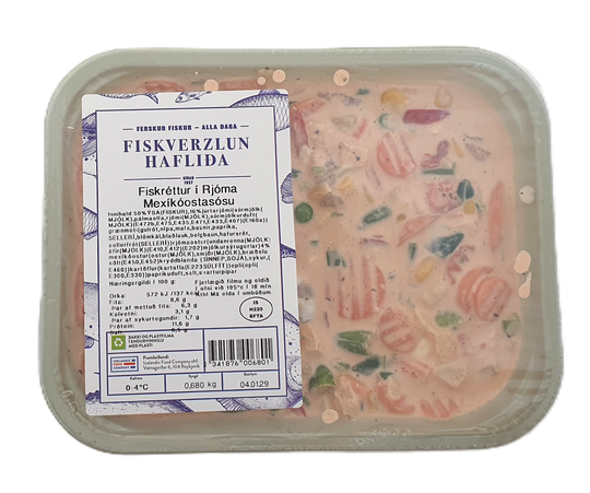 Fiskverzlun Hafliða fiskréttur í mexikóostasósu