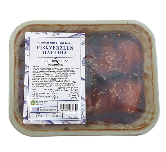 Fiskverzlun Hafliða lax í teriyaki og sesam
