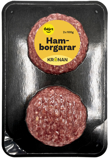 Ódýrt hamborgarar 2x100gr