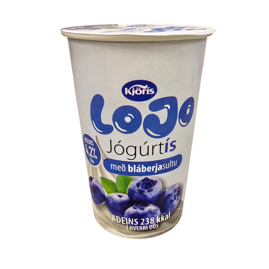 Kjörís lojo jógúrtís bláberja