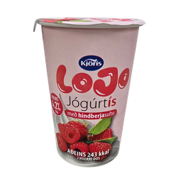 Kjörís lojo jógúrtís hindberja