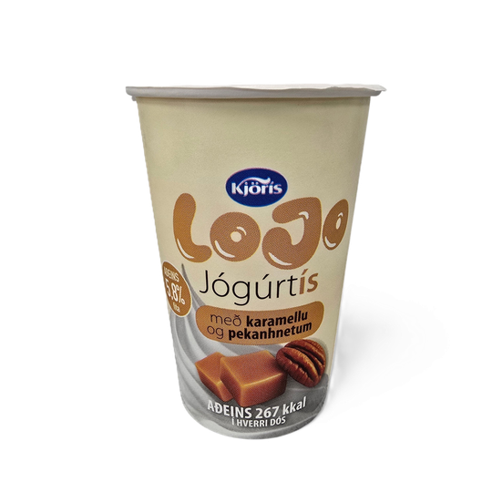 Kjörís lojo karamellu&pekan jógúrt ís