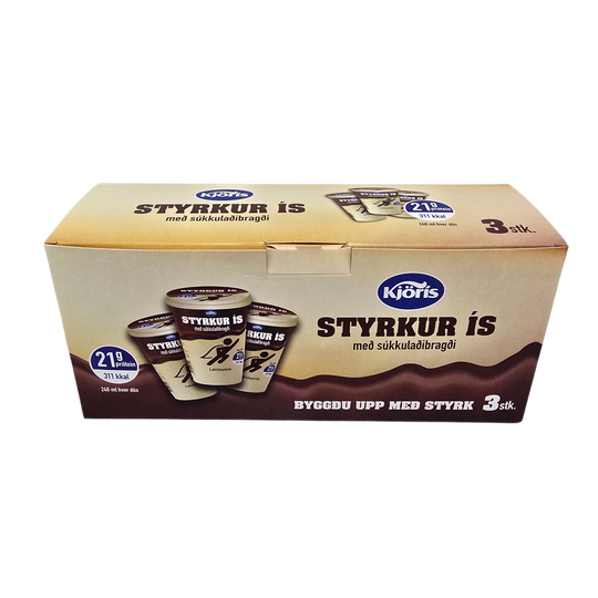 Kjörís styrkur ís 3 * 240 ml