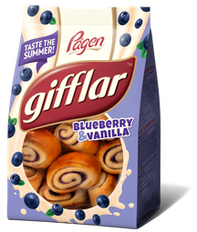 Pagen bláberja og vanillu snúðar