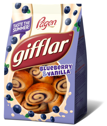 Pagen bláberja og vanillu snúðar