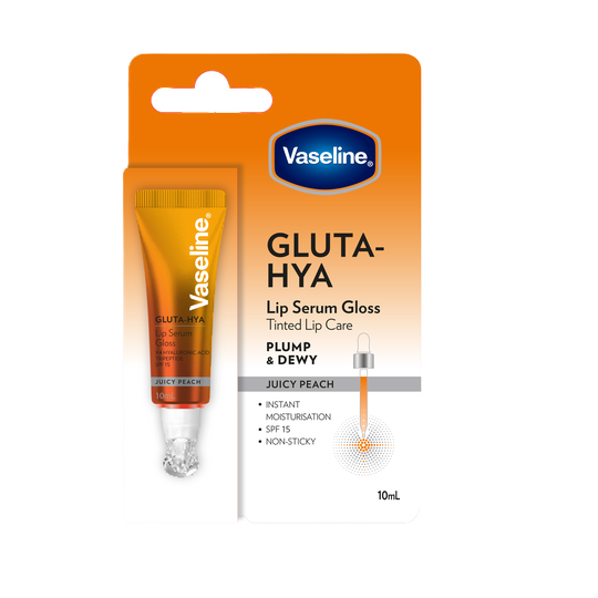Vaseline gluta hya lip serum juicy peach
