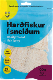 Krónu harðfiskur í sneiðum ýsa