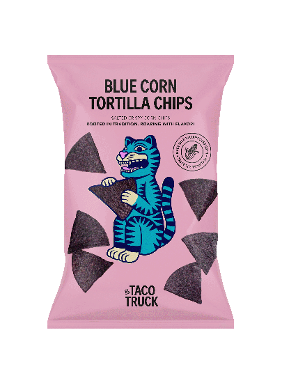 El Taco Truck snakk blue corn