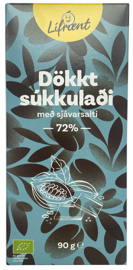 Krónan lífrænt súkkulaði með sjávarsalti