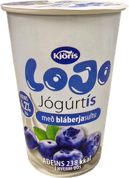 Kjörís lojo jógúrtís bláberja