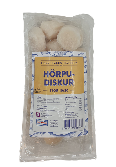 Fiskverzlun Hafliða hörpudiskur stór 10/20