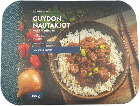 Matseðill guydon nautakjöt