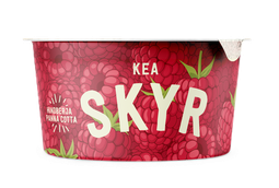 KEA skyr hindberja panna cotta