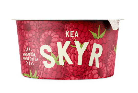 KEA skyr hindberja panna cotta