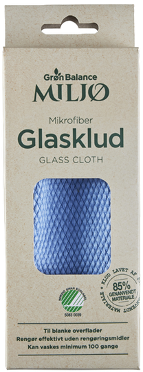 Grön Balance mikrofiberklútur gler