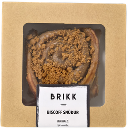 Brikk biscoff snúður