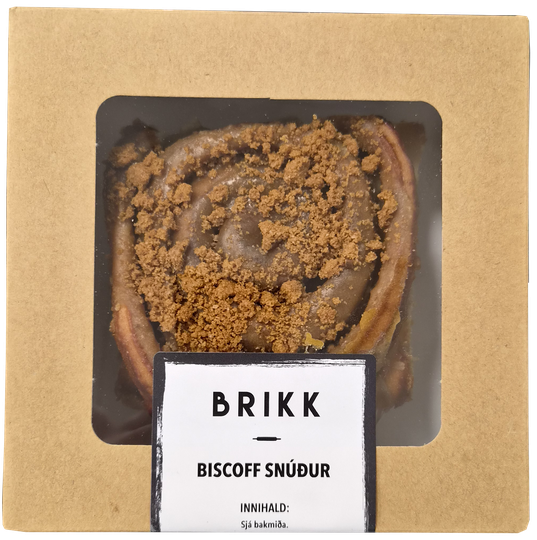 Brikk biscoff snúður