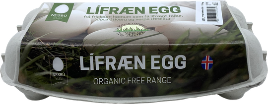Nesbú lífræn egg 10stk