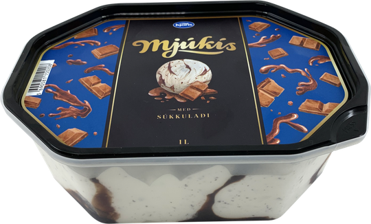 Kjörís mjúkís með súkkulaði