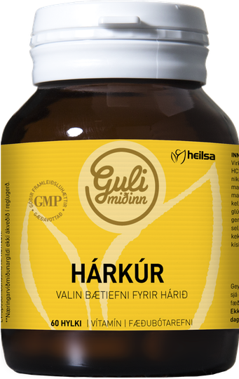 Guli miðinn hárkúr