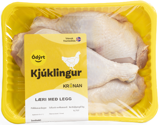 Ódýrt kjúklingalæri með legg