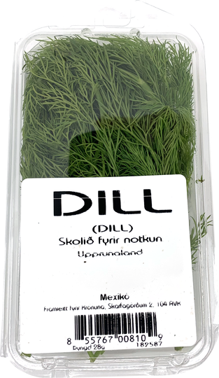 Náttúra dill ferskt