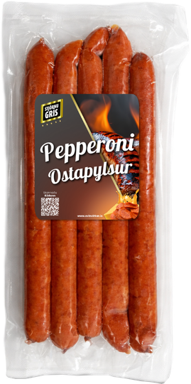 Stjörnugrís pepperoni ostapylsur