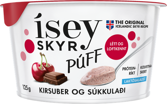 Ísey skyr púff kirsuber og súkkulaði