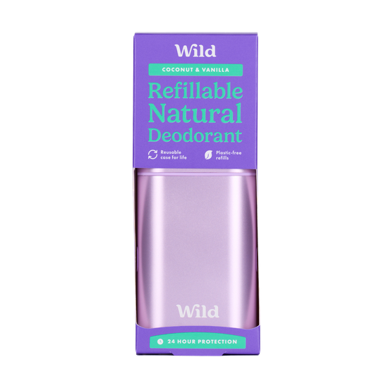 Wild deo fjólublátt m.áfyllingu coconut & vanilla