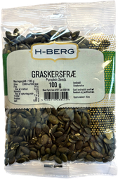 H-berg ristuð graskersfræ