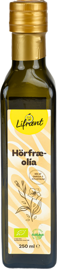 Krónan lífrænt hörfræolía