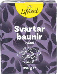 Krónan lífrænt svartar baunir