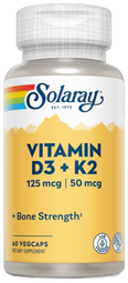 Solaray D3 & K2 vítamín