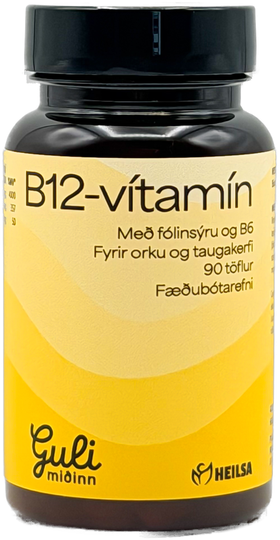 Guli miðinn b12-vítamín