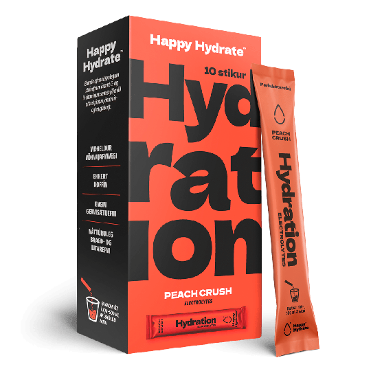 Happy Hydrate peach