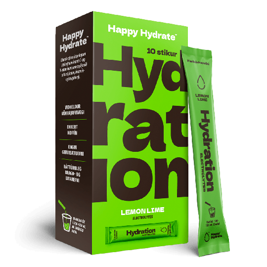 Happy Hydrate lemon lime