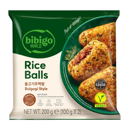 Bibigo rice balls bulgogi style
