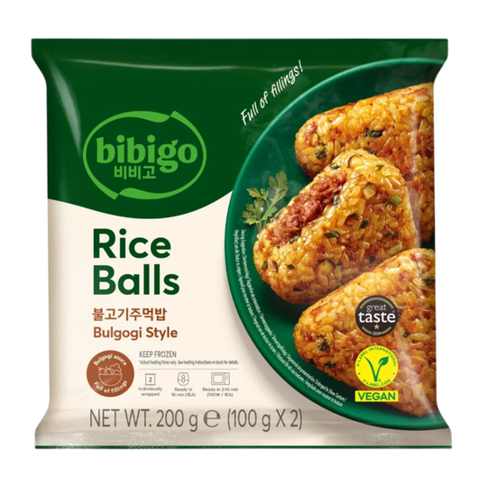 Bibigo rice balls bulgogi style