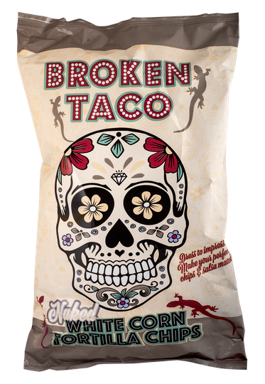 Broken Taco white corn chips