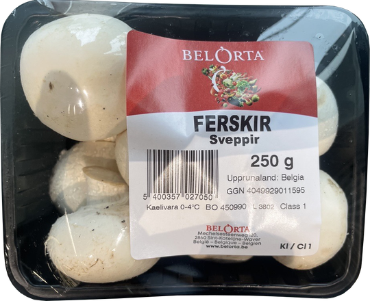 BelOrta sveppir ferskir erlendir