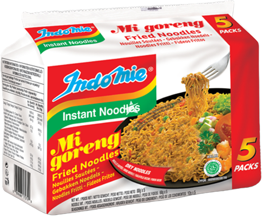 Indomie 5pk núðlur mi goreng