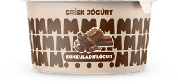 Mmm.. grísk með súkkulaðiflögum