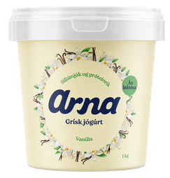 Arna grísk jógúrt vanillu 1kg