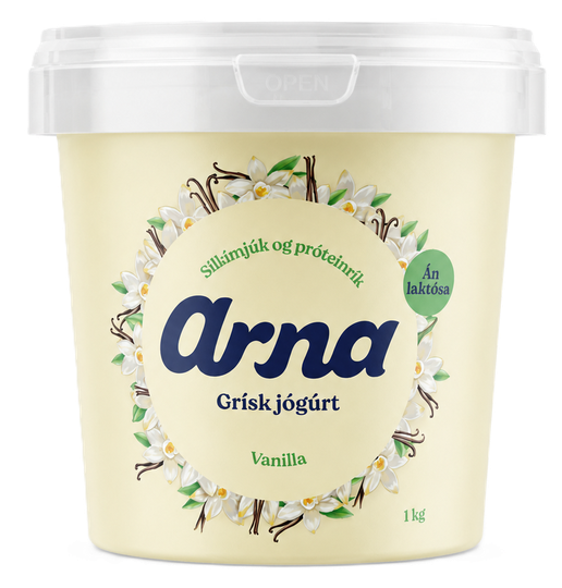 Arna grísk jógúrt vanillu 1kg