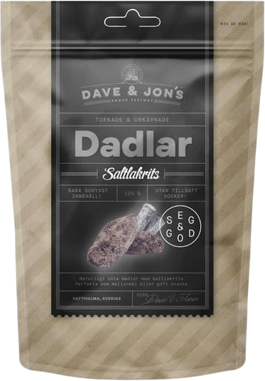 Dave&Jon's döðlur saltlakkrís